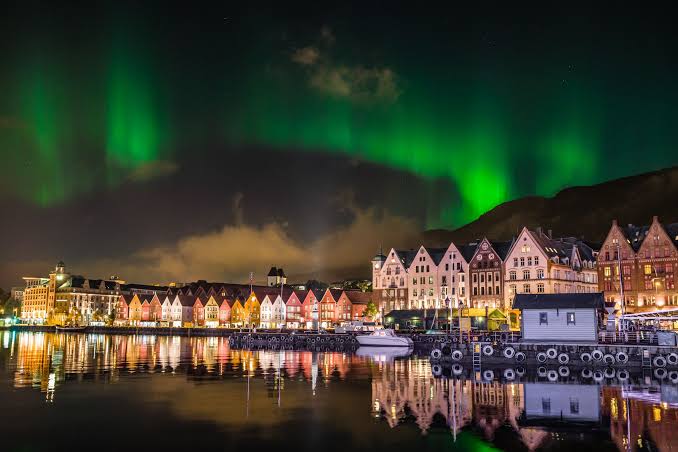 Bryggen og Vågen i Bergen